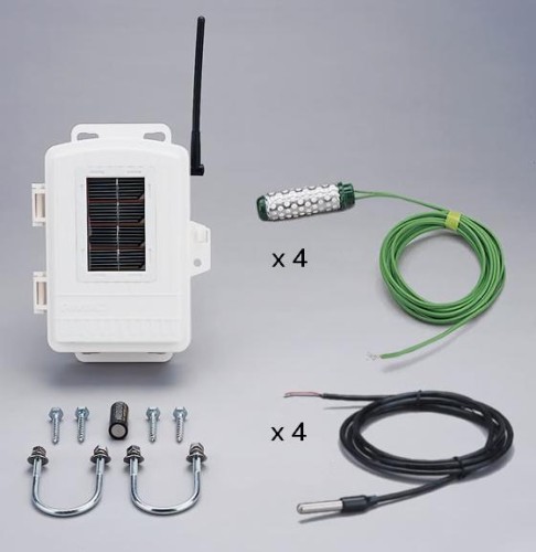 Zestaw nadajnika zwilżenia liścia z kompletem czujników temperatury i wilgotności (6345CS)