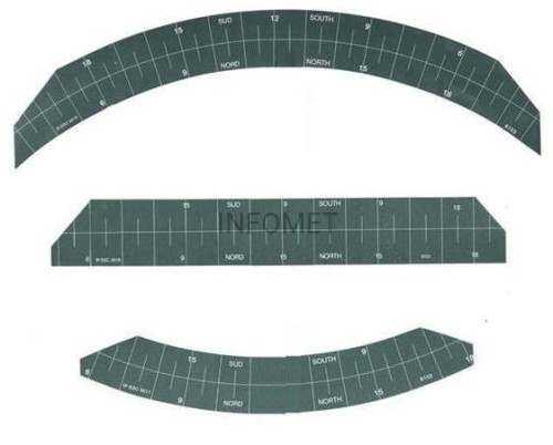 Zestaw pasków rejestracyjnych do heliografu całoroczny (B)