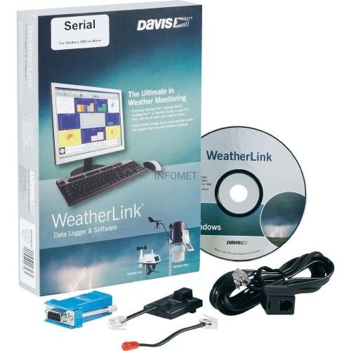 Oprogramowanie WeatherLink i DataLogger RS232 Davis (6510SER)